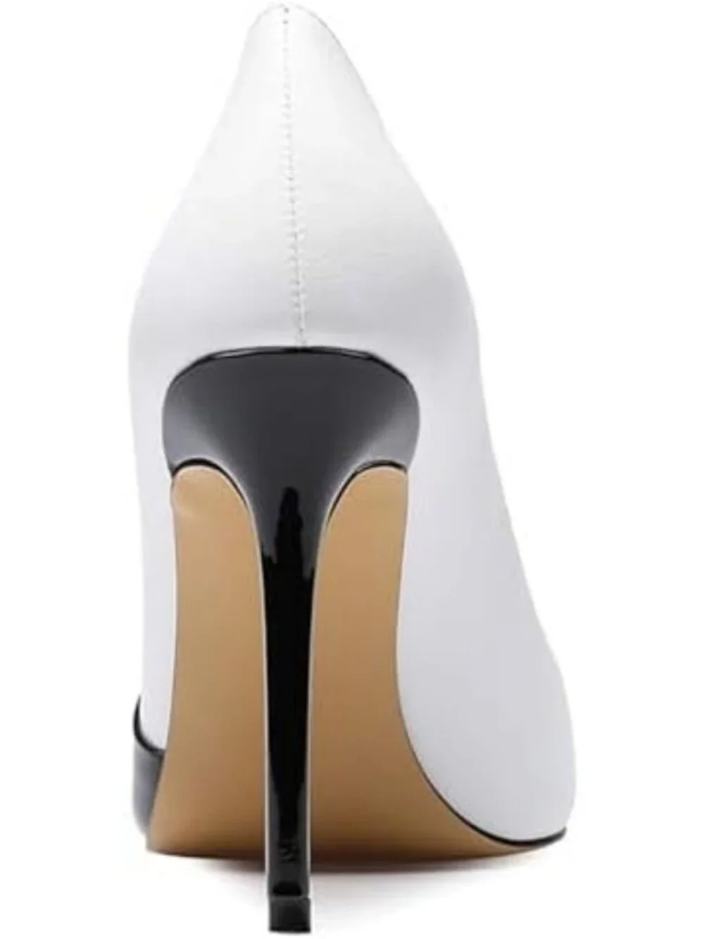 Chic Women's High Heels Pointed-Toe Stilettos Pumps - 4-Inch Slip-On Shoes